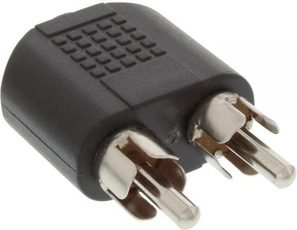 Cabluri si adaptoare - 3,5 mm stereo jack audio de sex feminin, 2x RCA de sex masculin (99343)