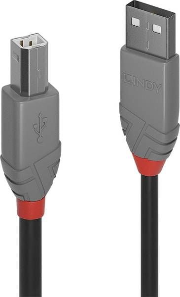 36676 USB 2.0 cablu de tip A-B Linia Anthra - 7.5m