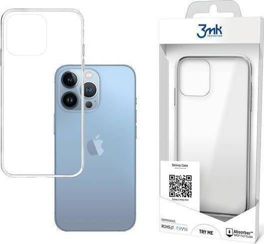 Husa telefon Apple iPhone 13 Pro, 3mk Protection, TPU/PC, Transparent