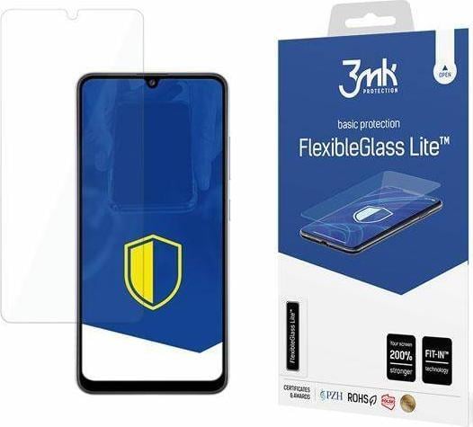 Folie ecran 3MK FlexibleGlass Lite, pentru Samsung Galaxy A33 5G, Structura hibrida, 6H, 0.16 mm, Transparent