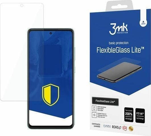 Folie Nano 3mk Flexible Glass Lite Compatibil Cu Samsung Galaxy A52 5g, Transparenta, Ultra Rezistenta