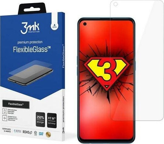Folii protectie telefoane - Folie protectie transparenta 3MK Flexible Glass compatibila cu Oppo Reno 5 5G / Find X3 Lite