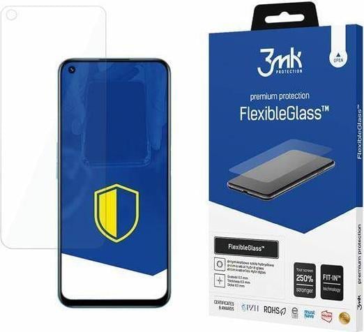 Folie ecran 3MK FlexibleGlass, pentru Realme Narzo 50, Structura hibrida, 7H, 0.3 mm, Transparent