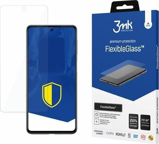 Folie ecran 3MK FlexibleGlass, pentru Samsung Galaxy M53 5G, Structura hibrida, 7H, 0.3 mm, Transparent