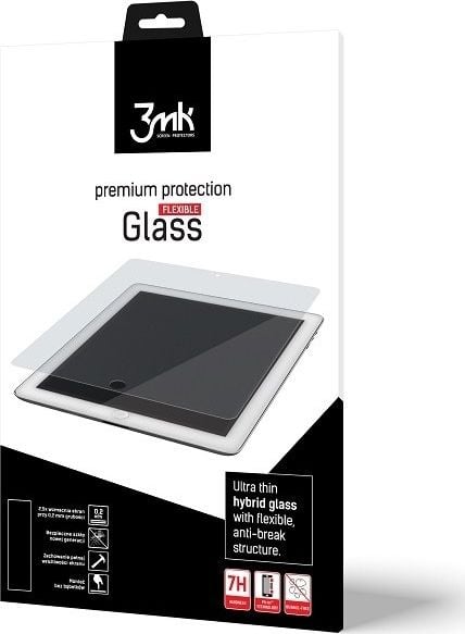 Folie Protectie Sticla Flexibila 3MK pentru Samsung Galaxy Tab A 2019 10.1` (T510/T515), Transparenta, Structura Incasabila, 7H, 0.2 mm