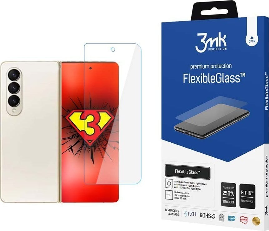 Folie de protectie, 3MK, Pentru Galaxy Z Fold4, Sticla