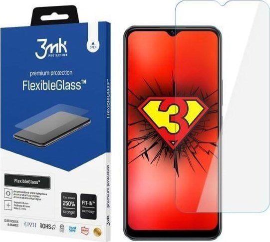 3MK 3MK FlexibleGlass Vivo Y16 / Y22s Hybrid Glass