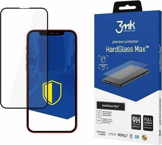 3MK 3MK HardGlass Max Lite Motorola Thinkphone negru/negru Fullscreen Glass