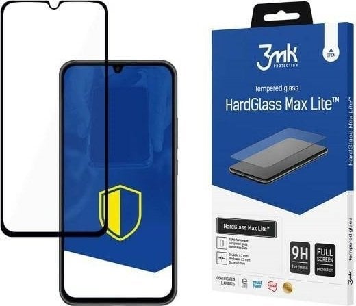 3MK 3MK HardGlass Max Lite Sam A34 5G A346 negru/negru Fullscreen Glass Lite