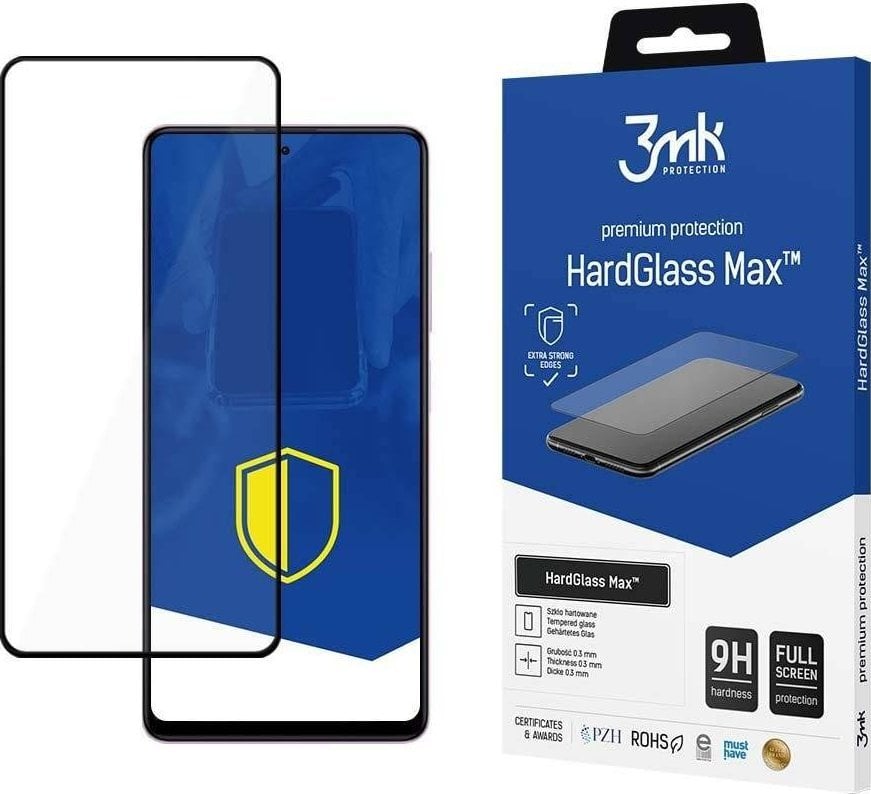 3MK 3MK HardGlass Max Redmi Note 12 Pro / Pro+ negru/negru Fullscreen Glass