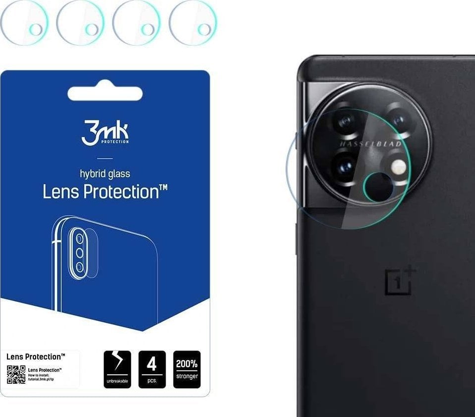 3MK 3MK Lens Protect OnePlus 11 5G Protectie lentile camerei 4buc