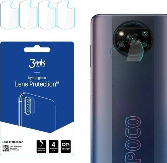 3MK 3MK Lens Protection Pro iPhone 14 6.1` albastru/albastru sierra Protecție lentile camerei cu cadru de montare 1buc