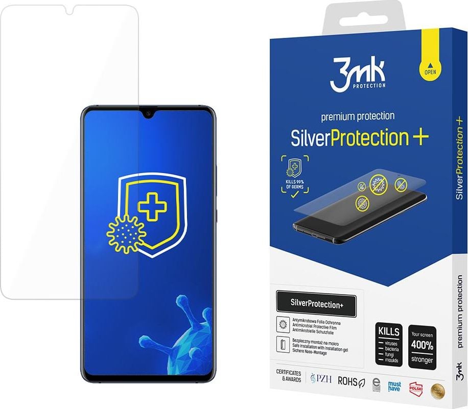 Folie de protectie 3MK Antimicrobiana Silver Protection + pentru Huawei Mate 20