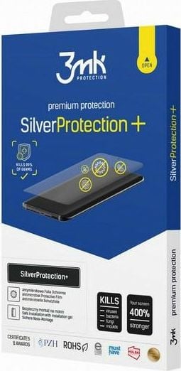 Folie de protectie 3MK Antimicrobiana Silver Protection + pentru iPhone 12/12 Pro