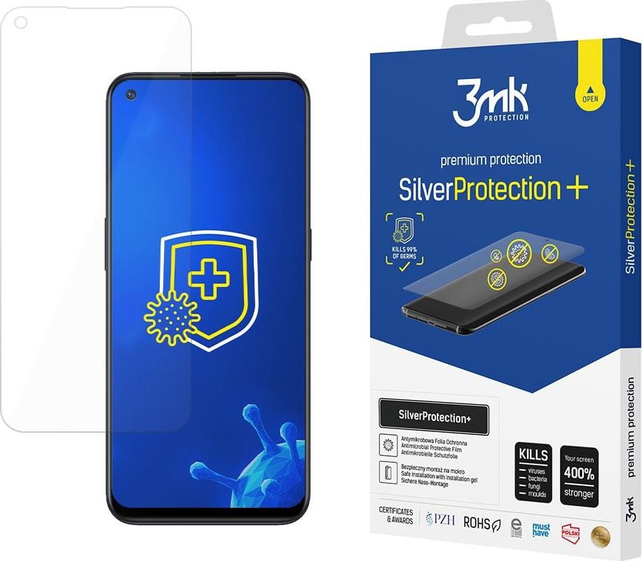 3MK SilverProtection+ OnePlus Nord N100 este o tehnologie de protectie de ultima generatie care ofera o protectie puternica si durabila pentru telefonul tau OnePlus Nord N100. Acesta ofera o protectie impotriva zgarieturilor, lovirilor si altor daune