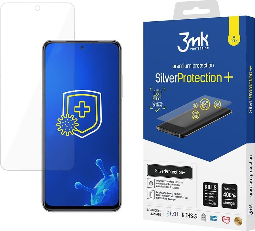 3MK SilverProtection+ Redmi Note 10s 3MK SilverProtection+ Redmi Note 10s este un produs de protecție de calitate superioară, fabricat de compania 3MK. Acesta este conceput special pentru telefonul Redmi Note 10s și oferă o protecție excelentă împotr