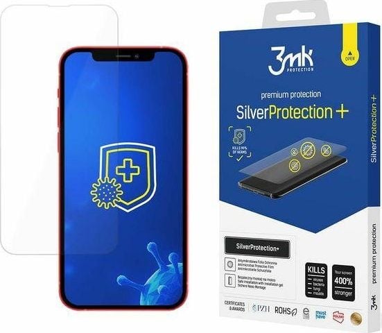 Film de protecție antimicrobian 3MK 3MK Silver Protect+ Apple iPhone 13/13 Pro
