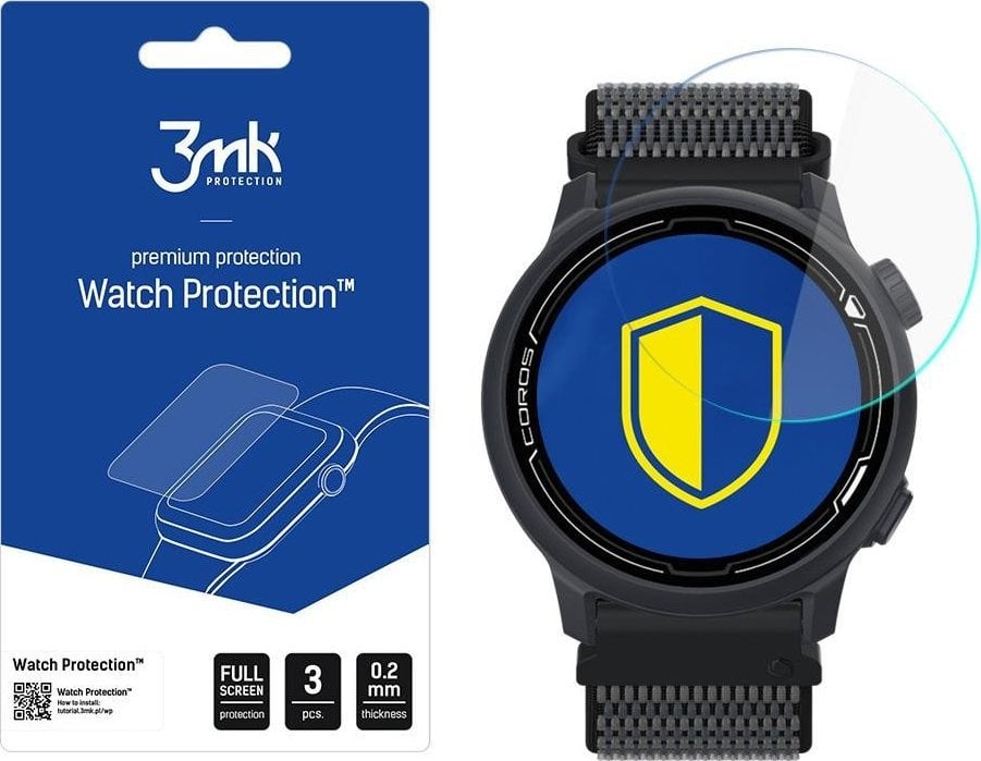 3MK Coros Pace 2 - 3mk Watch Protection v. FlexibleGlass Lite