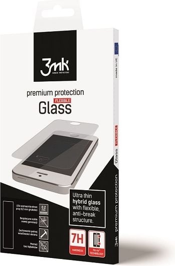 Folii protectie telefoane - Folie Protectie Sticla Flexibila 3MK pentru Samsung Galaxy A9 (2018), 7H, 0.2 mm