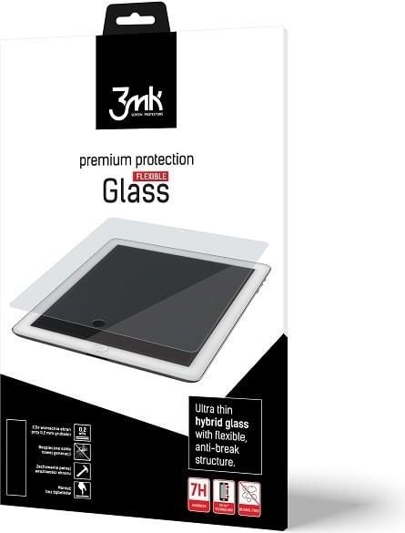 3MK FlexibleGlass iPad AIR 2017 / AIR2 9.7 Hybrid Glass