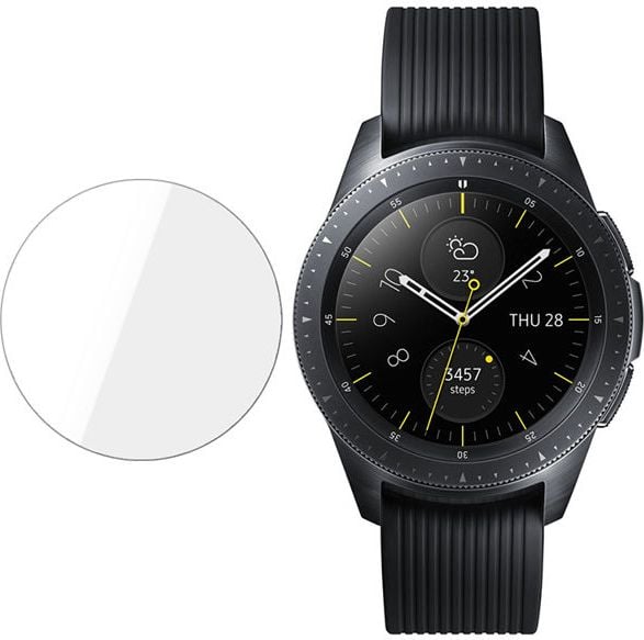 Accesorii Smartwatch - Folie Protectie Sticla Flexibila 3MK pentru Samsung Galaxy Watch (42mm), Structura Incasabila, 7H, 0.2 mm