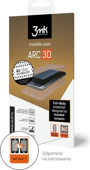 Folie protectie din sticla securizata 3mk Arc 3d Fullscreen pentru Samsung A5 A520 2017 fata + spate + laturi