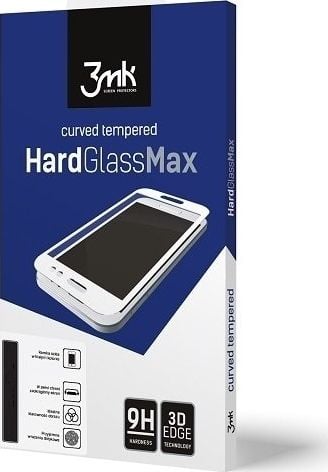 3MK HardGlass Max redmi Xiaomi Nota 7 Pro negru / negru, sticlă universală FullScreen