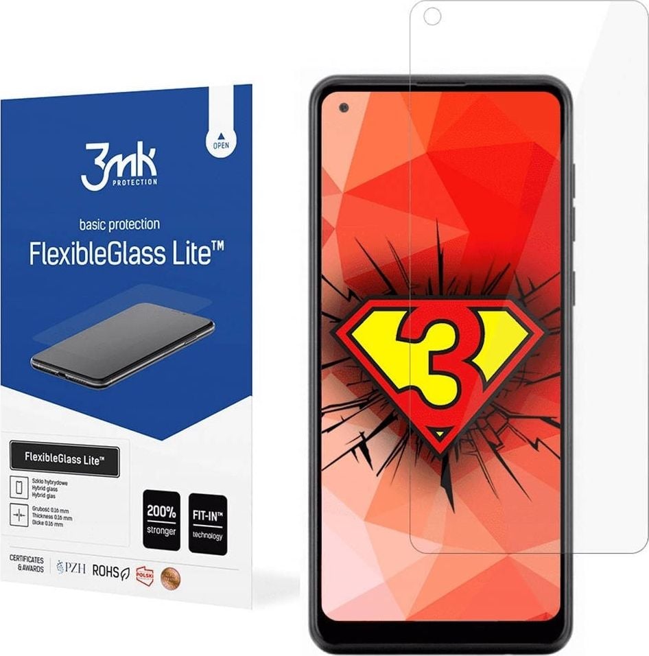 3MK Hybrid Glass IPHONE X / XS / 11 PRO 3mk Flexible Glass Lite subțire (0,16 mm)