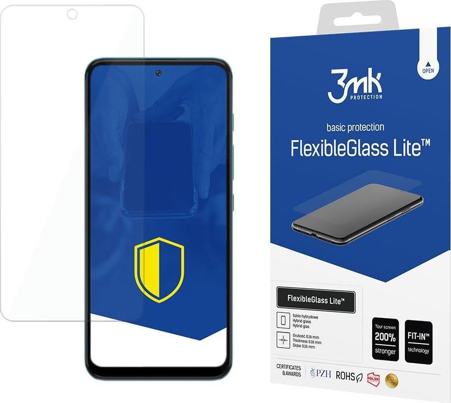 3MK Motorola Moto G71 5G - 3mk FlexibleGlass Lite este un produs polonez care reprezintă un protector flexibil de sticlă pentru telefonul Motorola Moto G71 5G. Acesta oferă o protecție excelentă împotriva zgârieturilor și a impacturilor, asigurând în