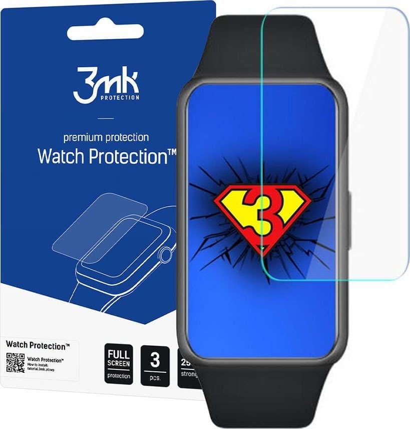 3MK Screen Protector x3 3mk Watch Protection pentru Huawei Band 6