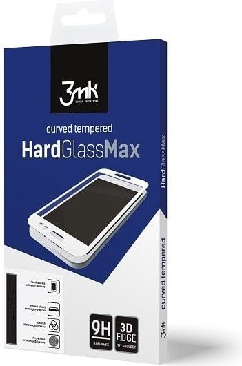 Sticlă 3MK HardGlass MAX pentru Samsung Galaxy S8 neagră (3M000192)