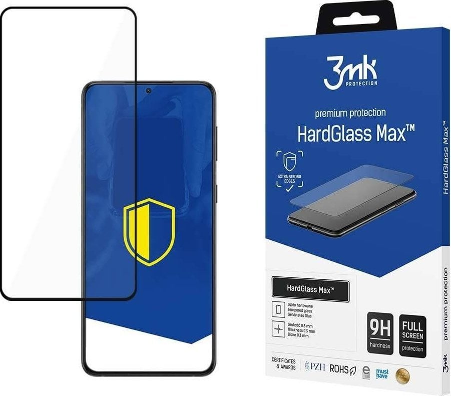 Sticlă temperată 3MK 3MK HardGlass Max Samsung Galaxy S23+ Plus negru