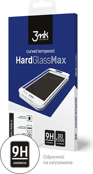 Folie de protectie de sticla 3MK HardGlass Max pentru Iphone 6 / 6s, Transparent