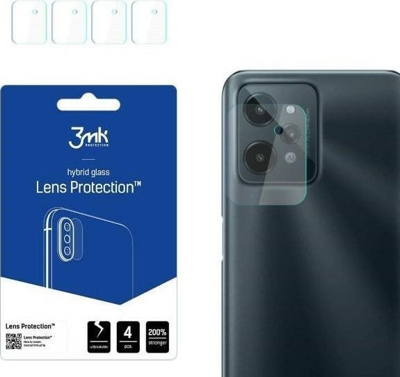 Sticlă hibridă 3MK pentru obiectivul camerei 3MK Lens Protect Realme C31 [PACHET DE 4]