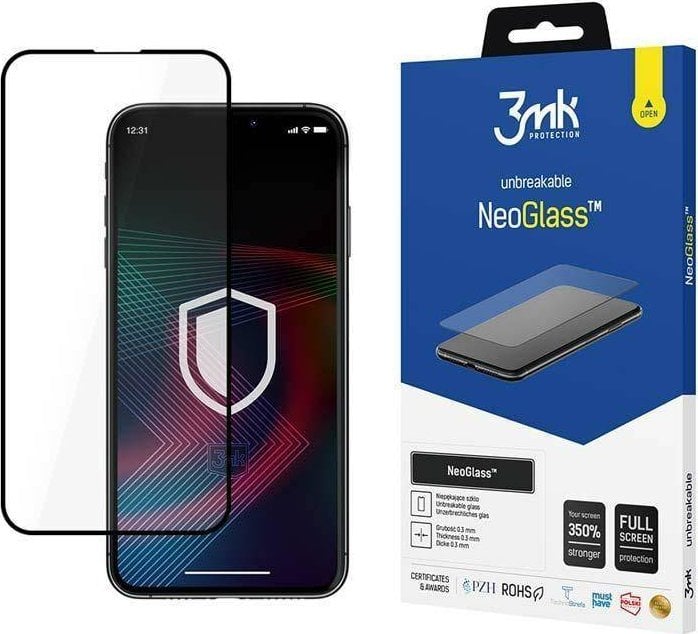 Sticlă de protecție 3MK 3MK NeoGlass Apple iPhone 14 Plus negru