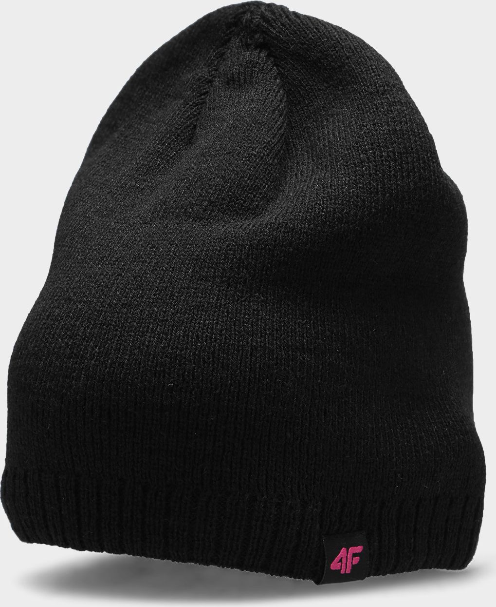 4f Pălărie de iarnă H4Z22-CAD001 Deep black r.one size