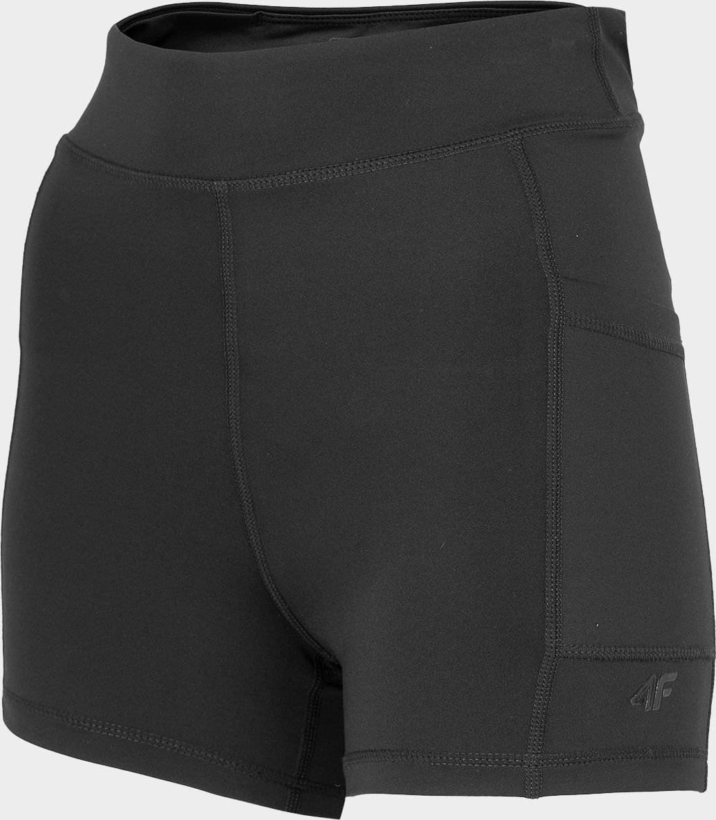 4f Pantaloni de damă H4Z22-SKDF013 Deep black s. L