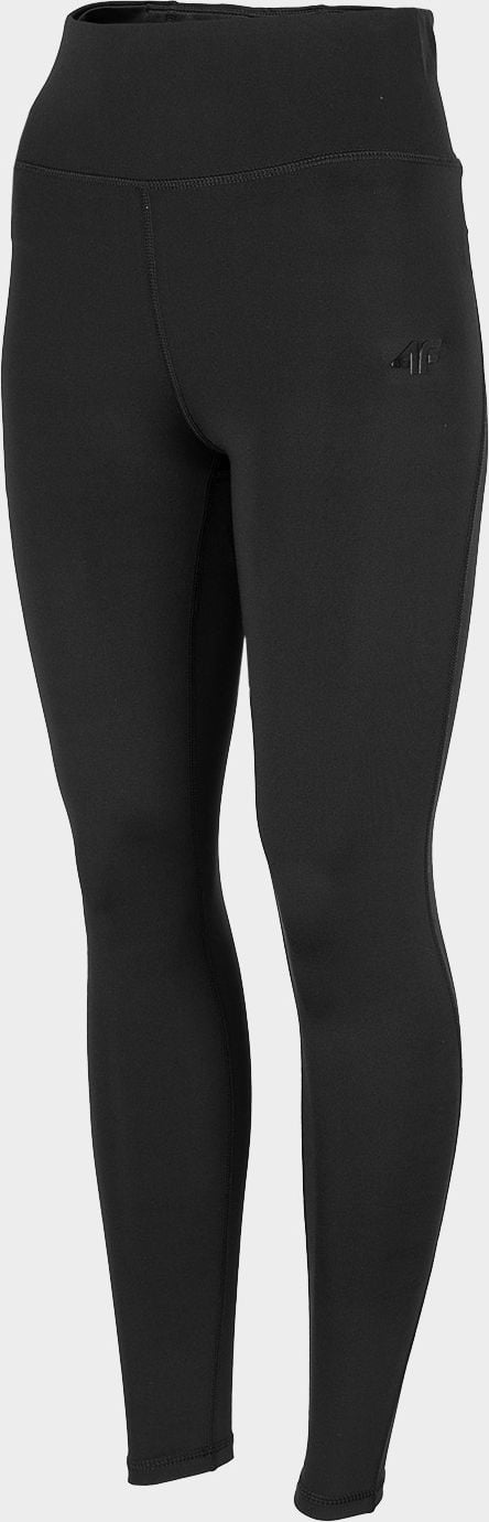 4f Pantaloni de damă H4Z22-SPDF011 Deep black s. S