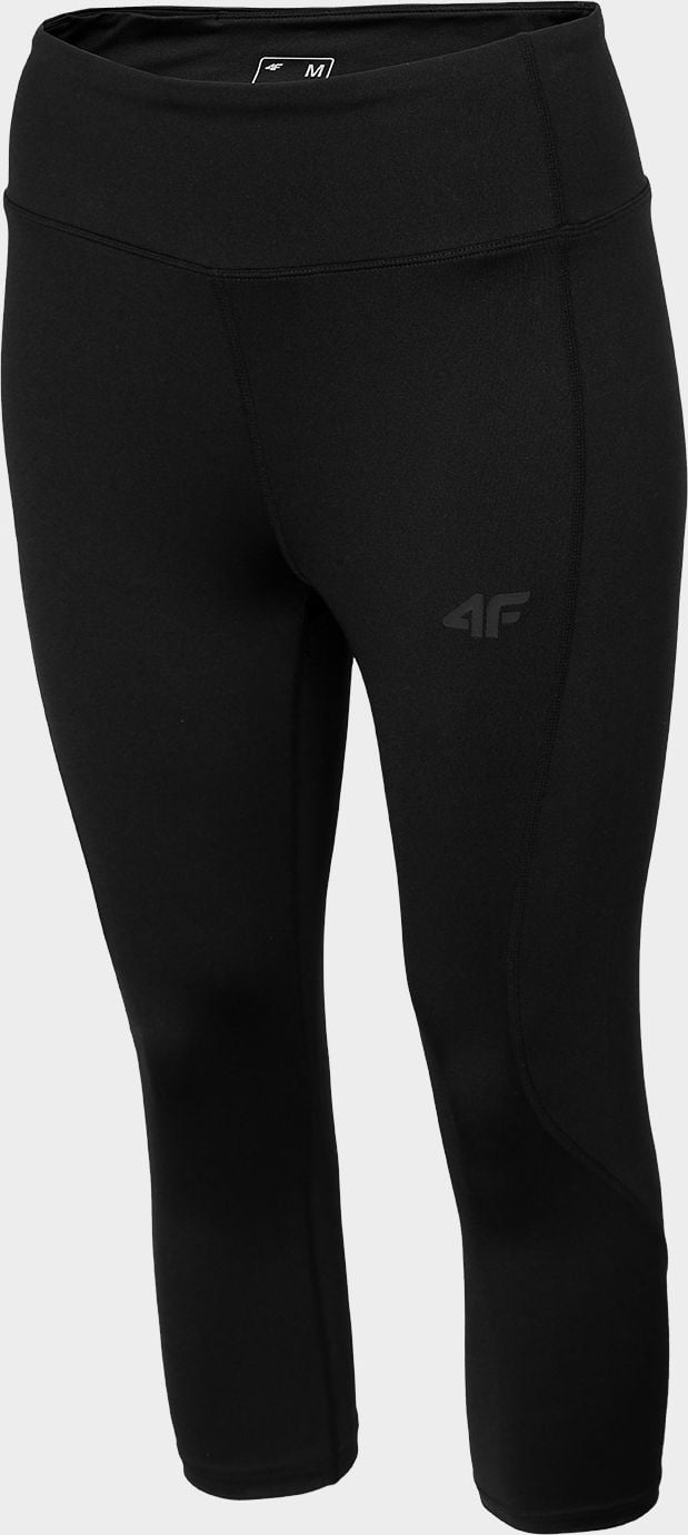4f Pantaloni de damă H4Z22-SPDF350 Deep black s. S