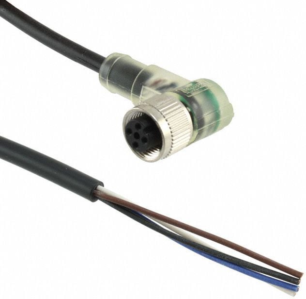 4P 5m capătul liber cablu al soclului M12 LED SAC-4P-5,0-PUR / M12FR-3 (1668302)