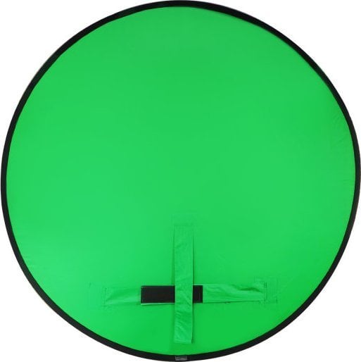 4smarts 4smarts Pânză Chroma-Key Green-Screen atașată la mânerul scaunului; diametru 110cm 460516