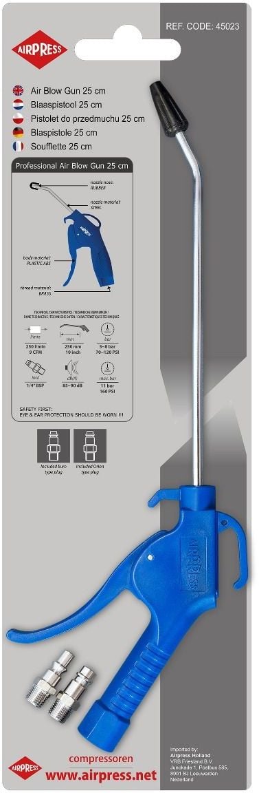 8 bar cu o duză lungă de 250 mm (45023)