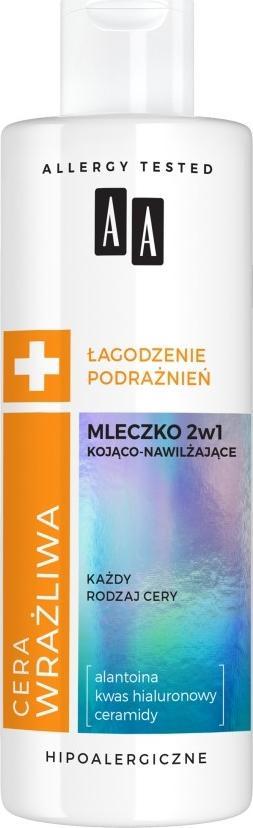 AA AA_Sensitive Skin Soothing Irritations lapte de fata calmant si hidratant 2in1 200ml