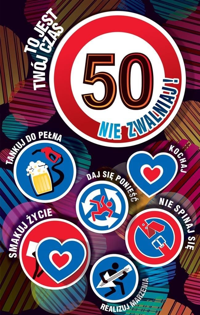 AB Card Felicitare de aniversare 50 US03