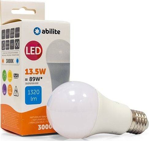 Abilite BEC LED ABILITE CLASIC LAPTE CALDE E27 13,5W/230V 1320LM A60