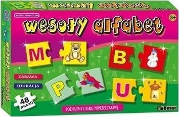 Abino Puzzle educațional Alfabetul ABINO vesel