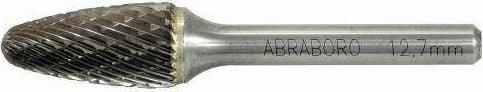 Abraboro Frez do metalu ABRABORO Typ F, 12 x 70/25 - stożek zaokrąglony TCT