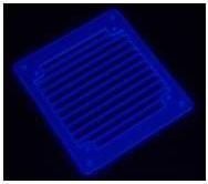 Accesoriu IT ac ryan Stripes RadGrillz 1x120mm - UV acrilic albastru (ACR-RG20939)