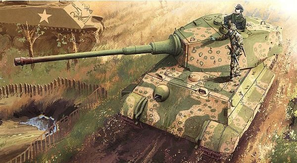 Academy ACADEMY German King Tiger Last - 13229