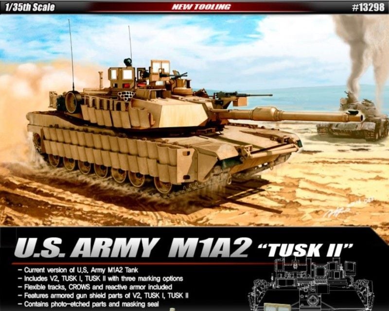 Academy M1A2 Tusk II (615962)